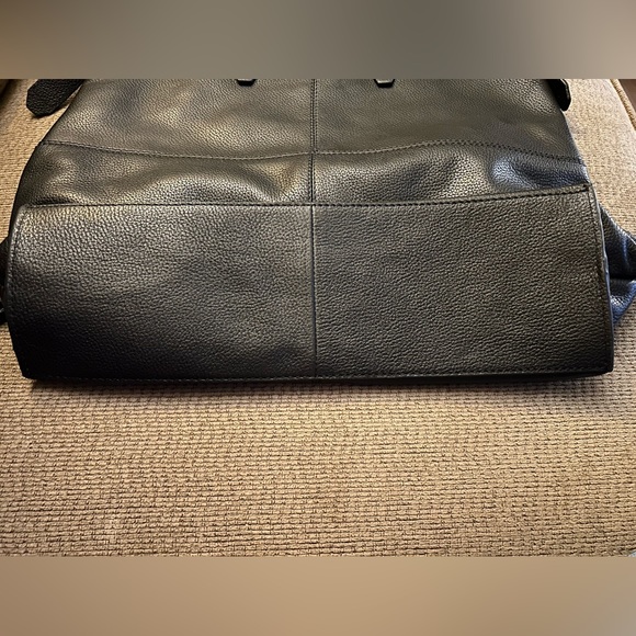 T. Tahari Pebbled Leather Soho Tote - Picture 8 of 11